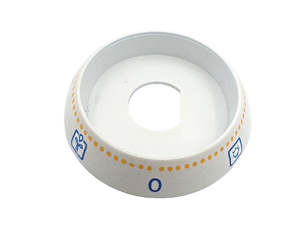 Kroužek knoflíku přepínání funkcí trouby MORA / GORENJE, 0 + 6poloh, bílý