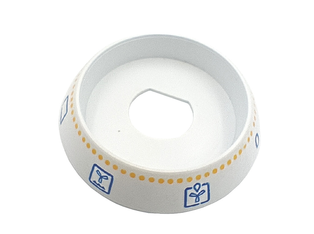 Kroužek knoflíku přepínání funkcí trouby MORA / GORENJE, 0 + 6poloh, bílý