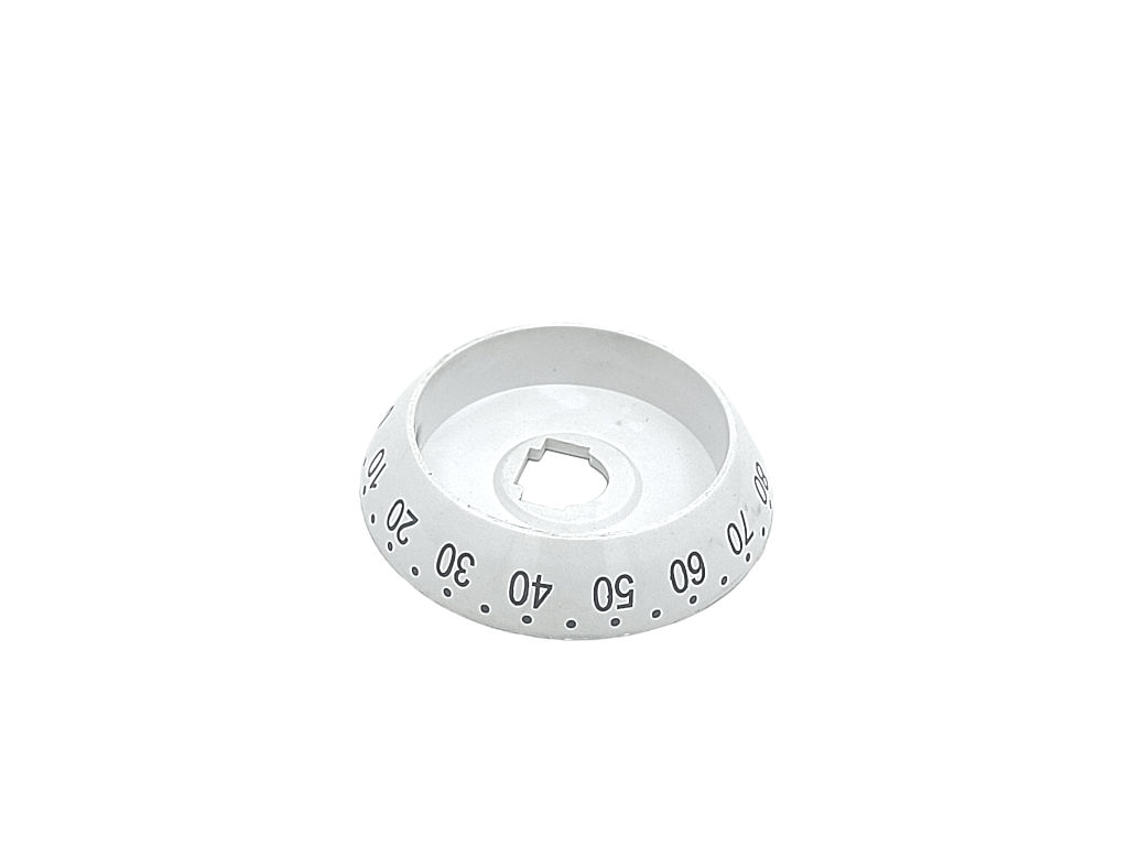 Kroužek minutky pod knoflík na sporák Mora, Gorenje 850962, bílý 