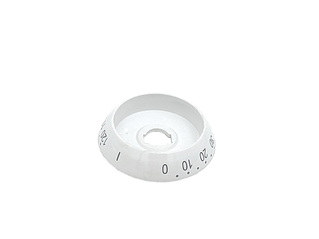 Kroužek minutky pod knoflík na sporák Mora, Gorenje 850962, bílý 