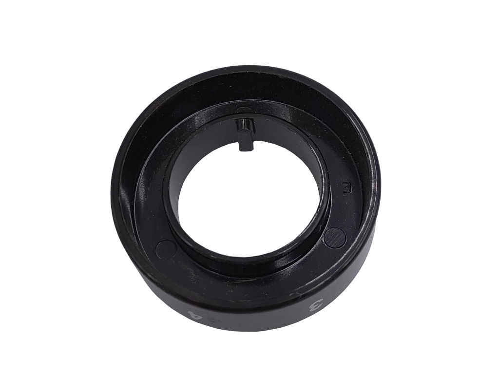 Kroužek přepínače plotny pod knoflik na sporák Mora 3127, černý