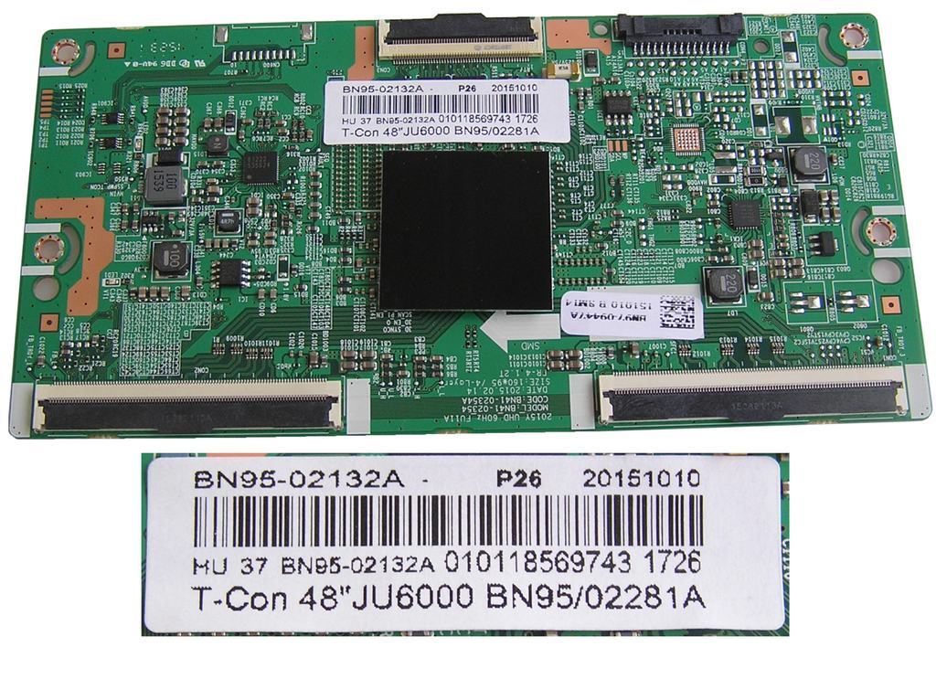 LCD LED modul T-Con BN95-02132A / T Con assy board BN9502132A /  LSF480FN07-K, U60HZ FLAT