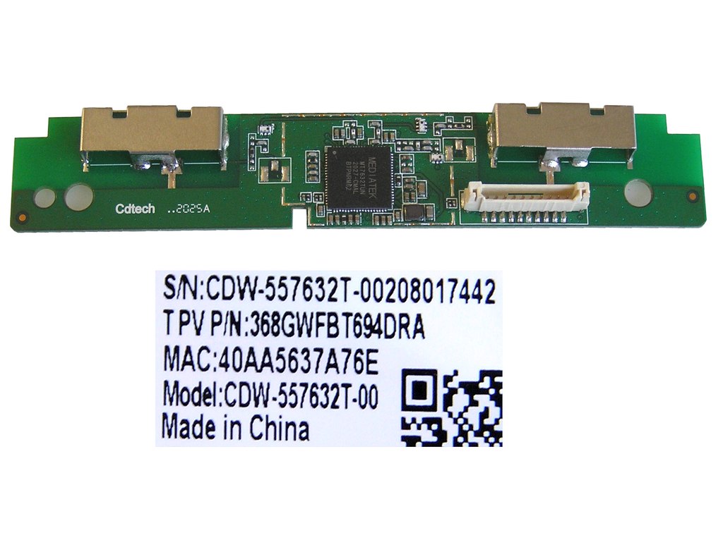 LCD LED modul WiFi  Philips CDW-557632T00 / Philips - network-WIFI module 368GWFBT694DRA / 996592003277