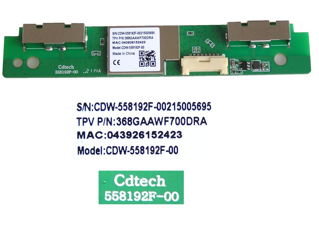 LCD LED modul WiFi  Philips CDW-558192F-00 / Philips - network-WIFI module 558192F / 996592003121