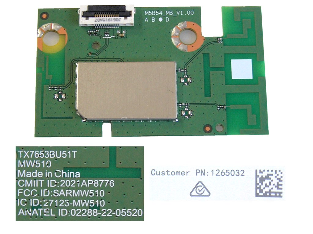 LCD LED modul WiFi  TX7663BU51T / network-WIFI module 1265032 / MW510