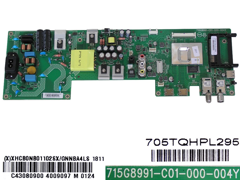 LCD LED modul základní deska Philips XHCB0NB01102SX/GNNBA4LS / Main board assy 715G8991-C01-000-004Y / 705TQHPL295