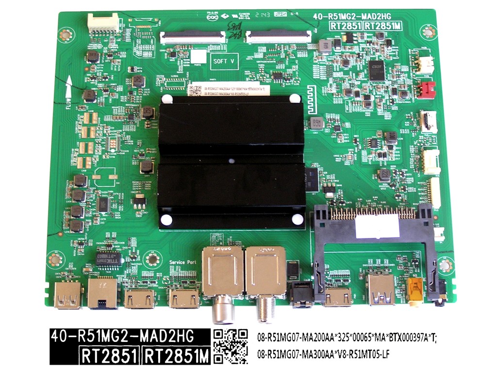 LCD LED modul základní deska TCL 08-R51MG07-MA200AA / Main board assy 40-R51MG2-MAD2HG 