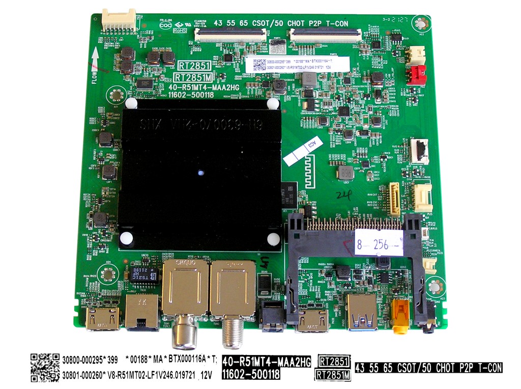 LCD LED modul základní deska TCL 30800-000295 / Main board assy 40-R51MT4-MAA2HG