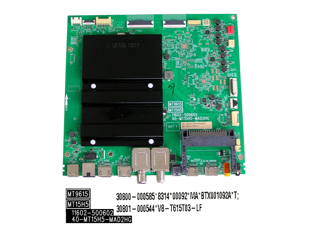 LCD LED modul základní deska TCL 30800-000585 / 30801-000544 / Main board assy 40-MT15H5-MAD2HG