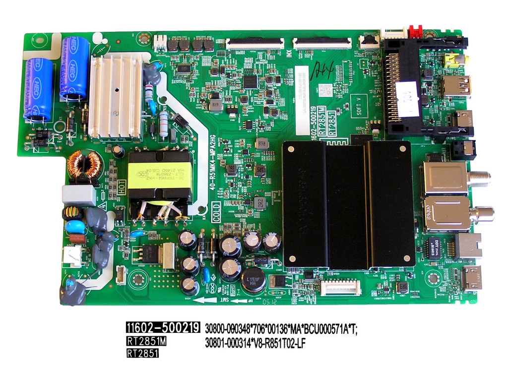 LCD LED modul základní deska Thomson 30800-000348 / Main board assy 40-R51MK4-MPA2HG 