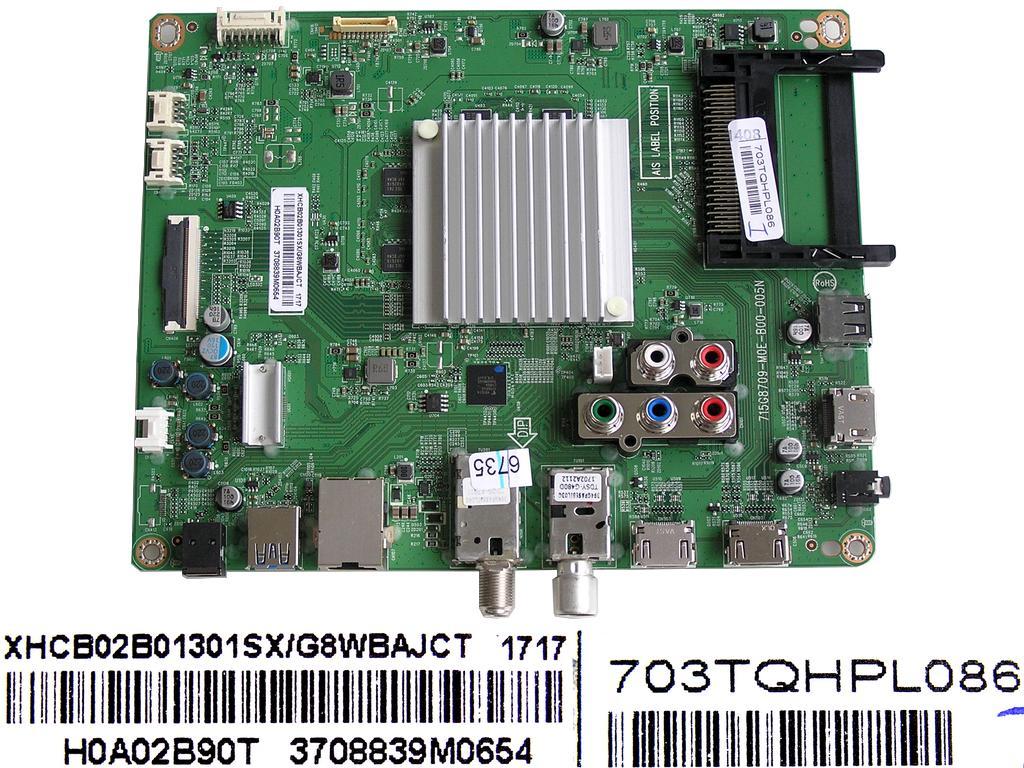 LCD LED modul základní deska XHCB02B01301SX  H0A02B90T / Main board assy 715G8709-M0E-B00-005N / 703TQHPL086
