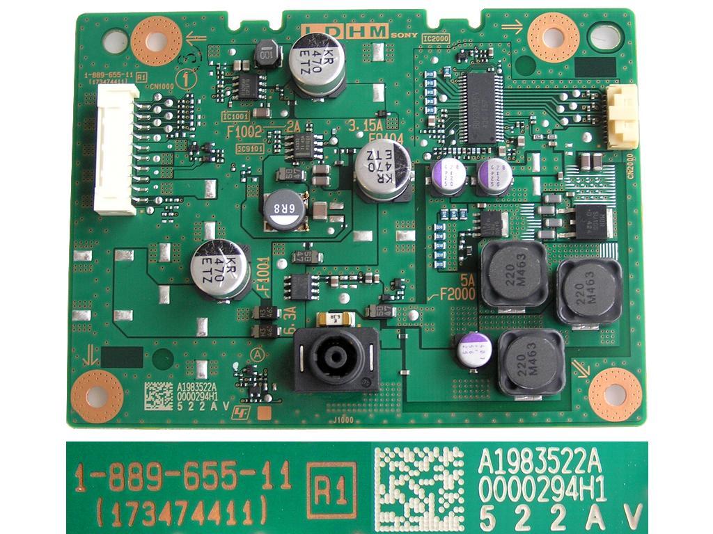 LCD LED modul zdroj + invertor 1-889-655-11 / LED inverter board A1983522A / 173474411