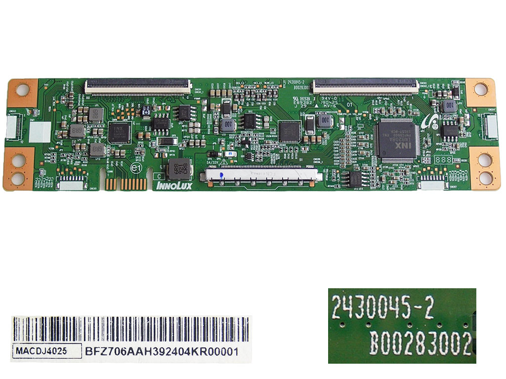 LCD modul T-CON 2430045-2 / TCON  board B00283002 / MACDJ4025
