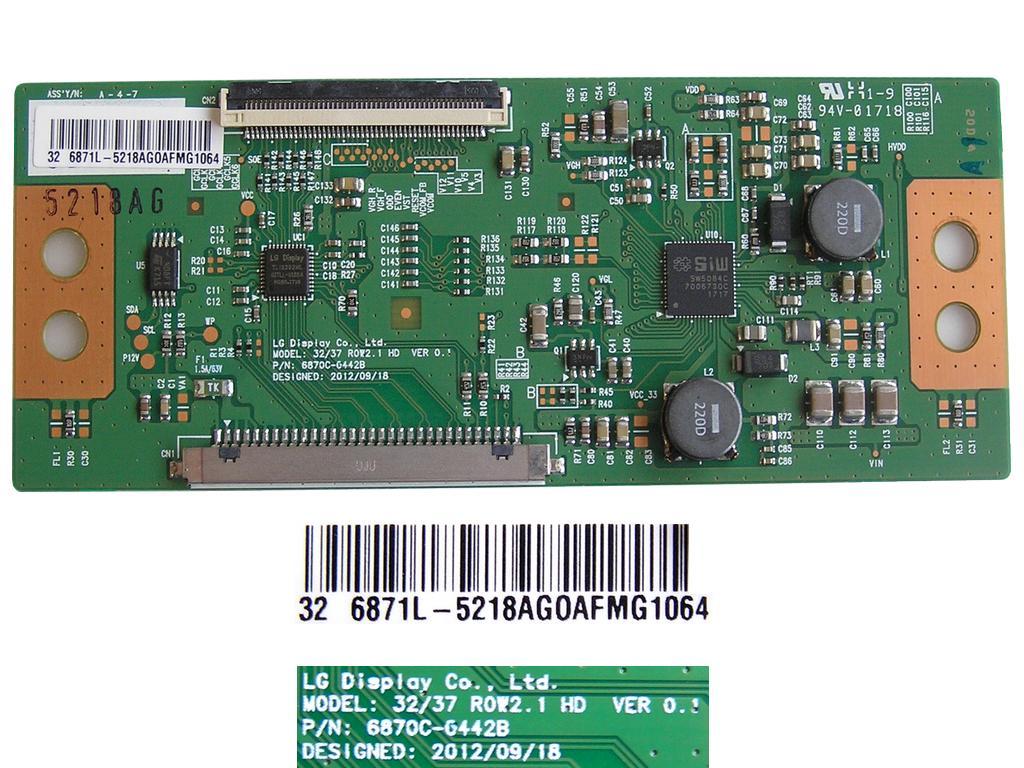 LCD modul T-CON 6870C-0442B / TCON board  6870C0442B / 6871L-5218A / 32/37ROW2.1HD VER0.1