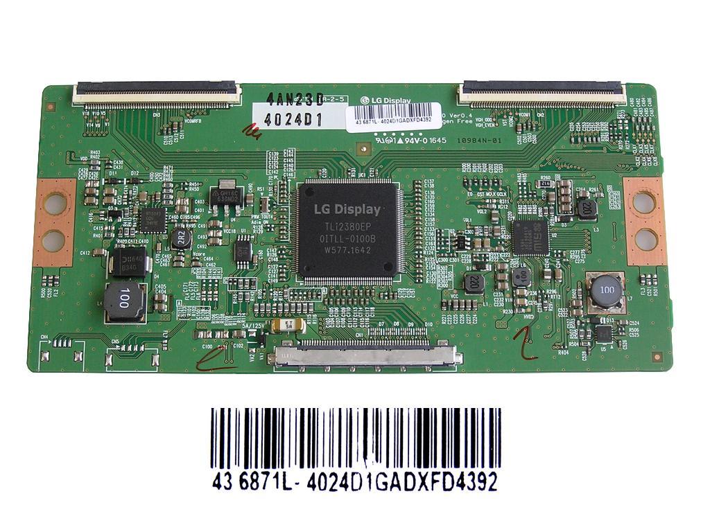 LCD modul T-CON  6870C-0552A / T-Con board 6871L-4024D / V15 43UHD TM120 Ver0.4