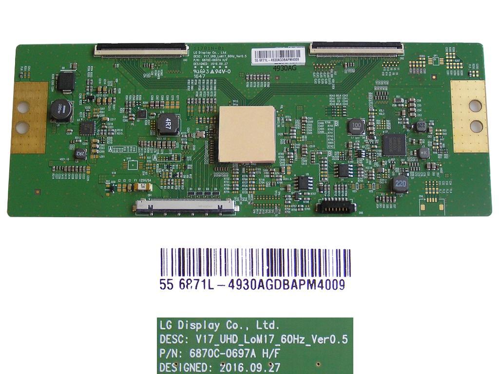 LCD modul T-CON  6870C-0697A / T-Con board 6871L-4930A / V17_UHD_LoM17_60Hz_Ver0.5