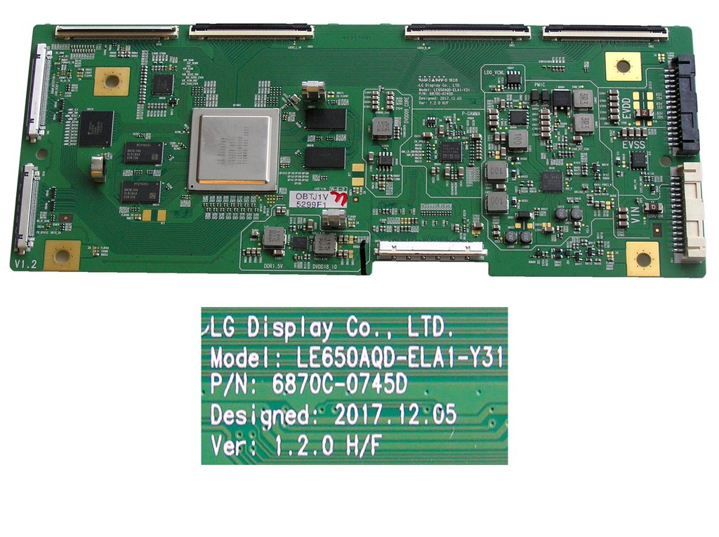 LCD modul T-CON OLED LE650AQD-ELA1-Y31 / T-CON board O-LED  6870C-0745D / 6871L-5299F