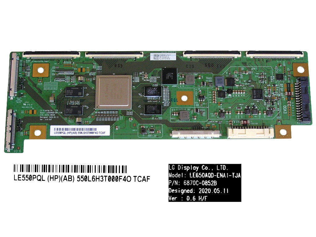 LCD modul T-CON OLED LE650AQD-ENA1-TJA / T-CON board O-LED  6870C-0852B / LE550PQL (HP)(AB) / 550L6H3T000F4O
