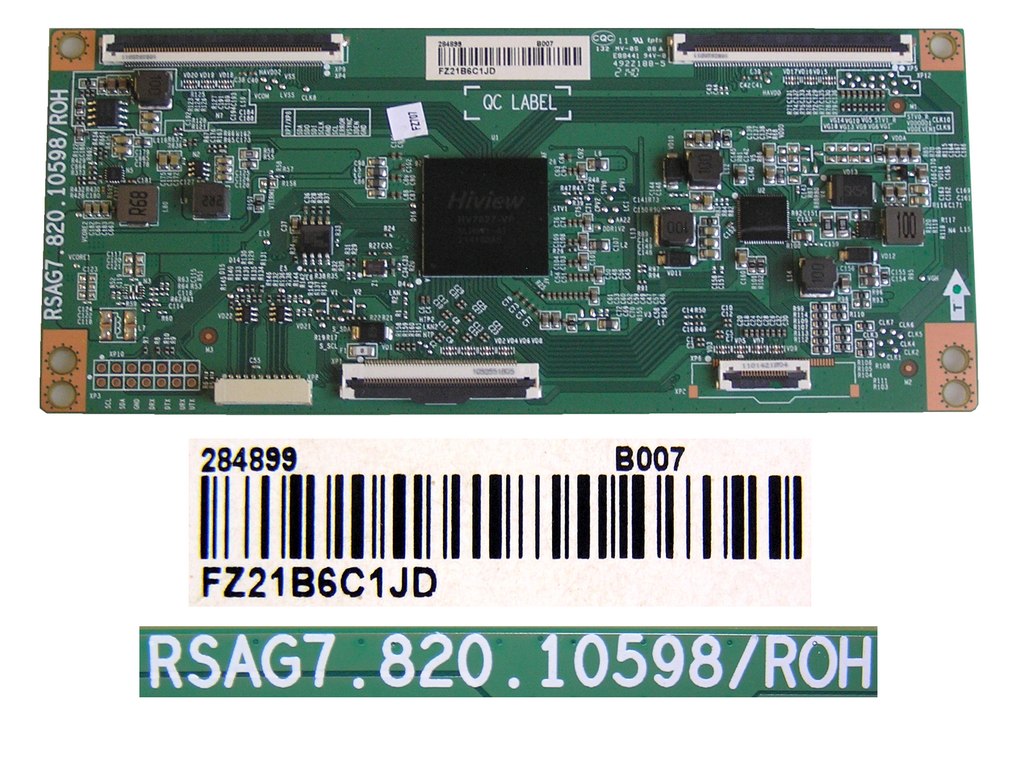LCD modul T-CON RSAG7.820.10598/ROH /  TCON board T284899 / RSAG7-820-10598