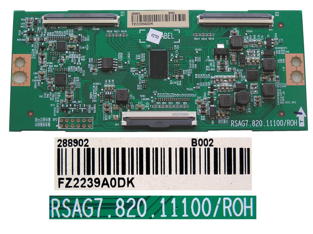 LCD modul T-CON RSAG7.820.11100/ROH /  TCON board T288902 / RSAG7-820-11100