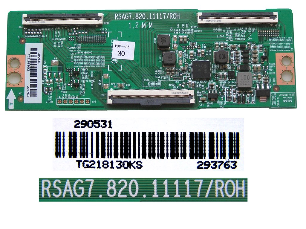 LCD modul T-CON RSAG7.820.11117/ROH /  TCON board T293763 / 290531 / RSAG7-820-11117