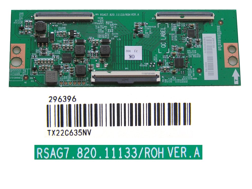 LCD modul T-CON RSAG7.820.11133/ROH /  TCON board T296396 / 296396 / RSAG7-820-11133