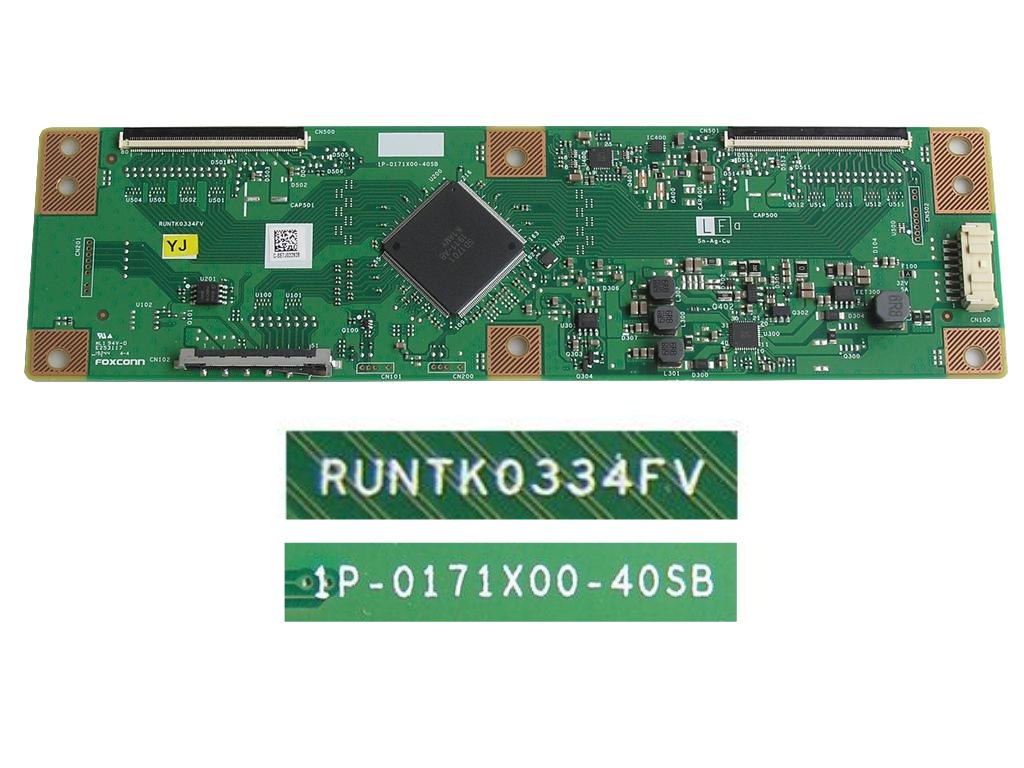 LCD modul T-CON RUNTK0334FV / TCON board  1P-0171X00-40SB pro panel HC700DQN-VHXL3-213X