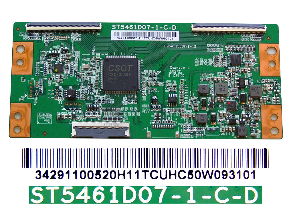 LCD modul T-CON  ST5461D07-1-C-D / T-con board C054115C0F-B-21 / 34291100520H11HCUH
