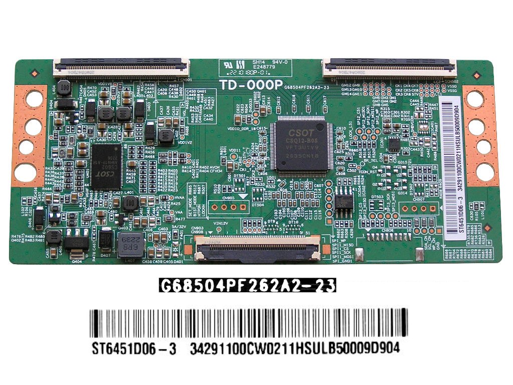 LCD modul T-CON  ST6451D06-3 / T-con board TD-000P G68504PF262A2-23