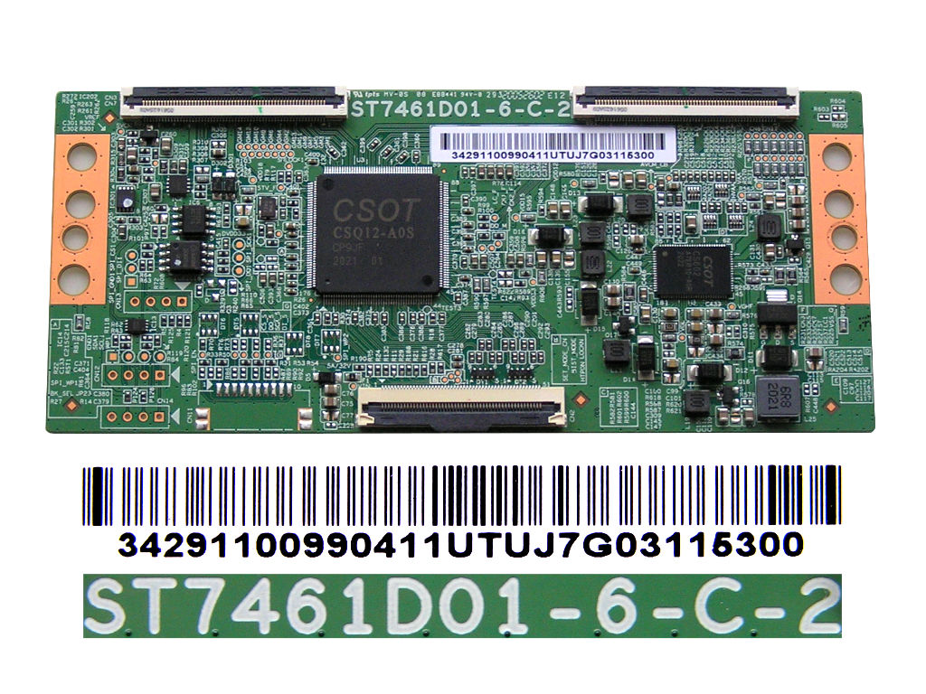 LCD modul T-CON  ST7461D01-6-C-2 / T-con board 34291100990411UT