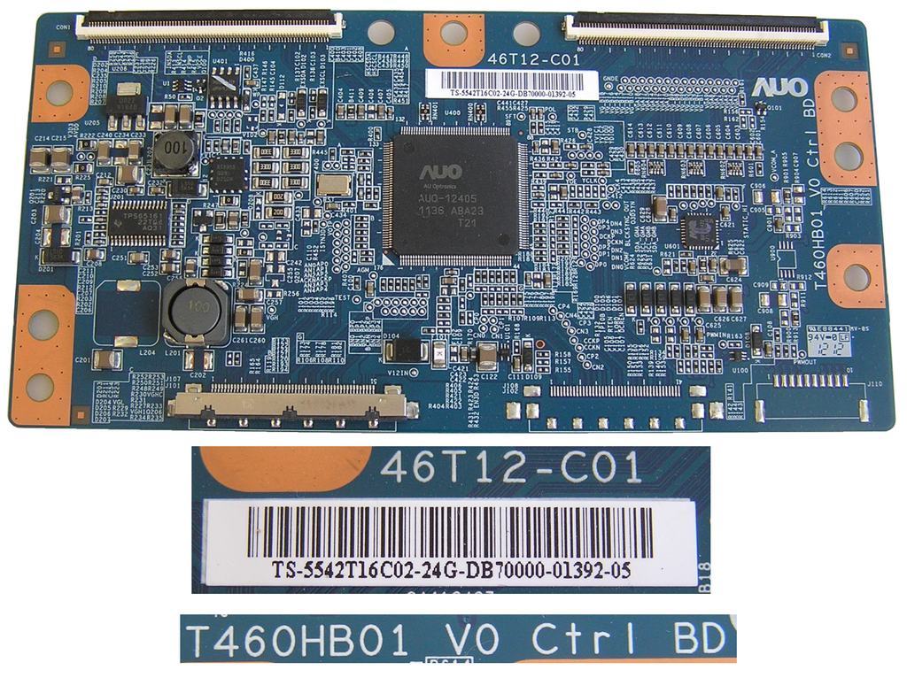 LCD modul T-CON  T460HB01 V0 /  T-CON board 46T12-C01 / TS-5542T16C02