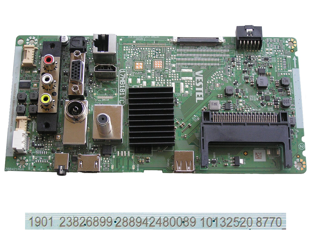 LCD modul základní deska 17MB181TC / Main board 23826899 Hyundai FLM43TS543SMART 