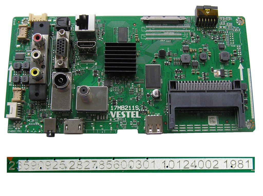 LCD modul základní deska 17MB211S / Main board 23590925 Gogen TVF40R552STWEB