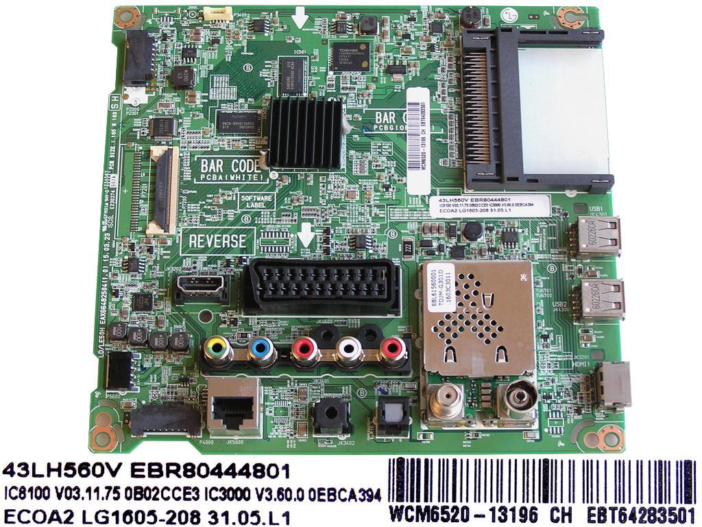 LCD modul základní deska EBT64283501 / main board EBR80444801 / EBU63752501