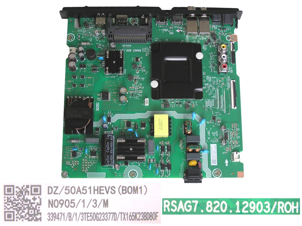 LCD modul základní deska Hisense 50A6K / main board DZ/50A51HEVS (BOM1) / RSAG7.820.12903/ROH / 339471 / HT342949