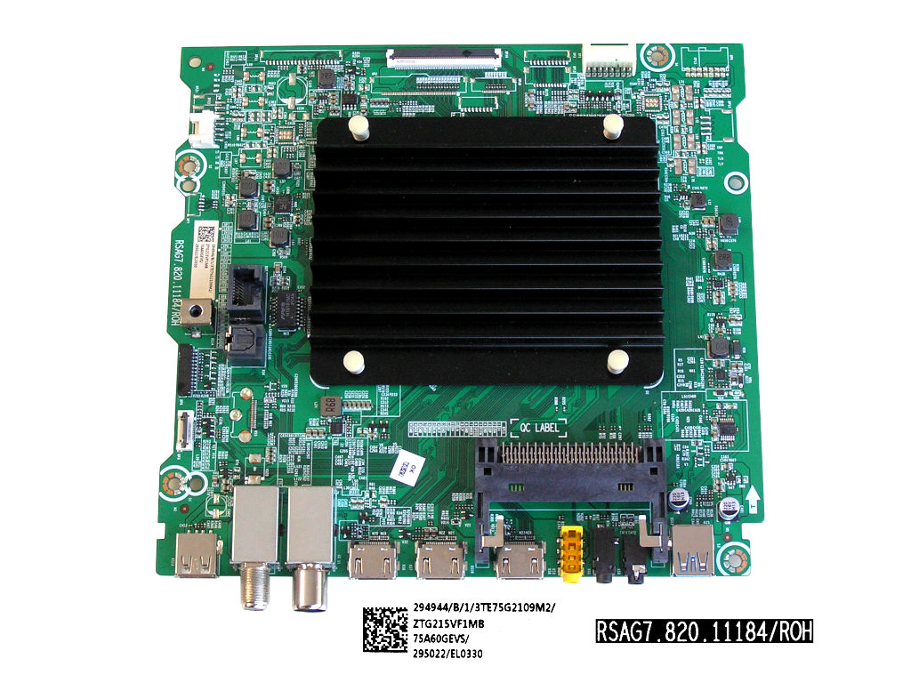 LCD modul základní deska Hisense 75A7GQ / main board 75A60GEVS / RSAG7.820.11184/ROH / 294944 / HT288388 