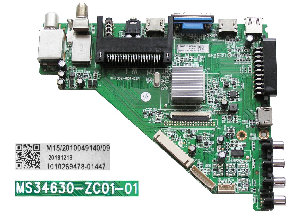 LCD modul základní deska Strong SRT40FB4013N / Mainboard chasis assembly M15/2010049138/09 / MS34630-ZC01-01 / M15/2010049140/09