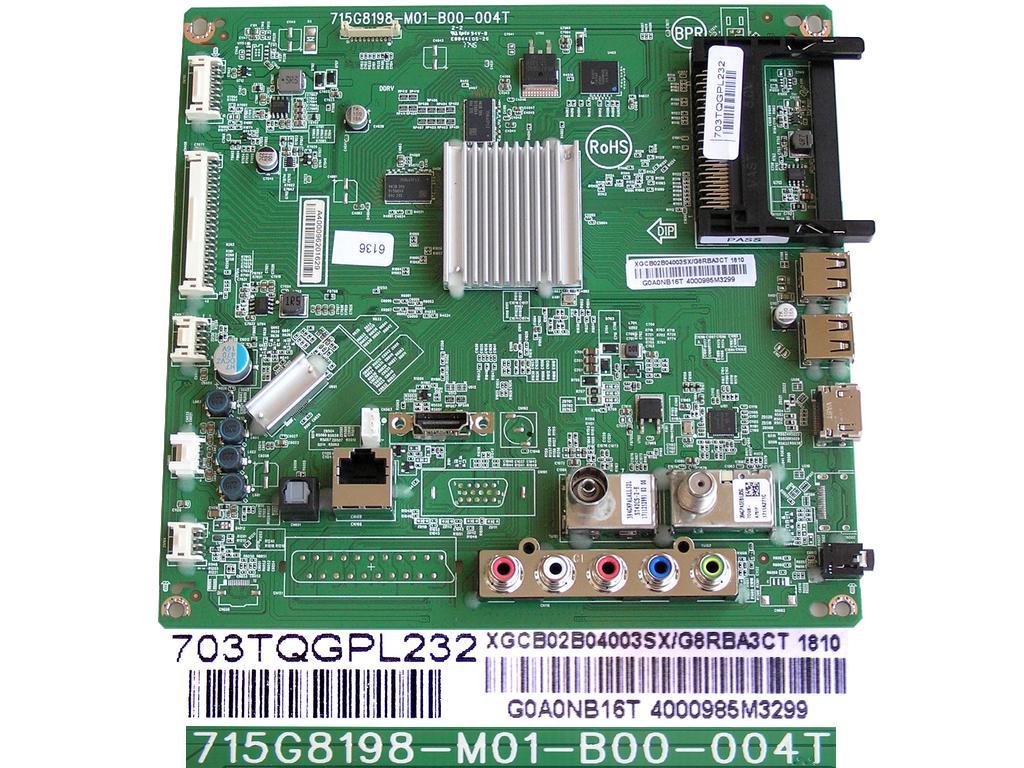 LCD modul základní deska XGCB02B04003SX/G8RBA3CT / Main board assy 715G8198-M01-B00-004T / 703TQGPL232