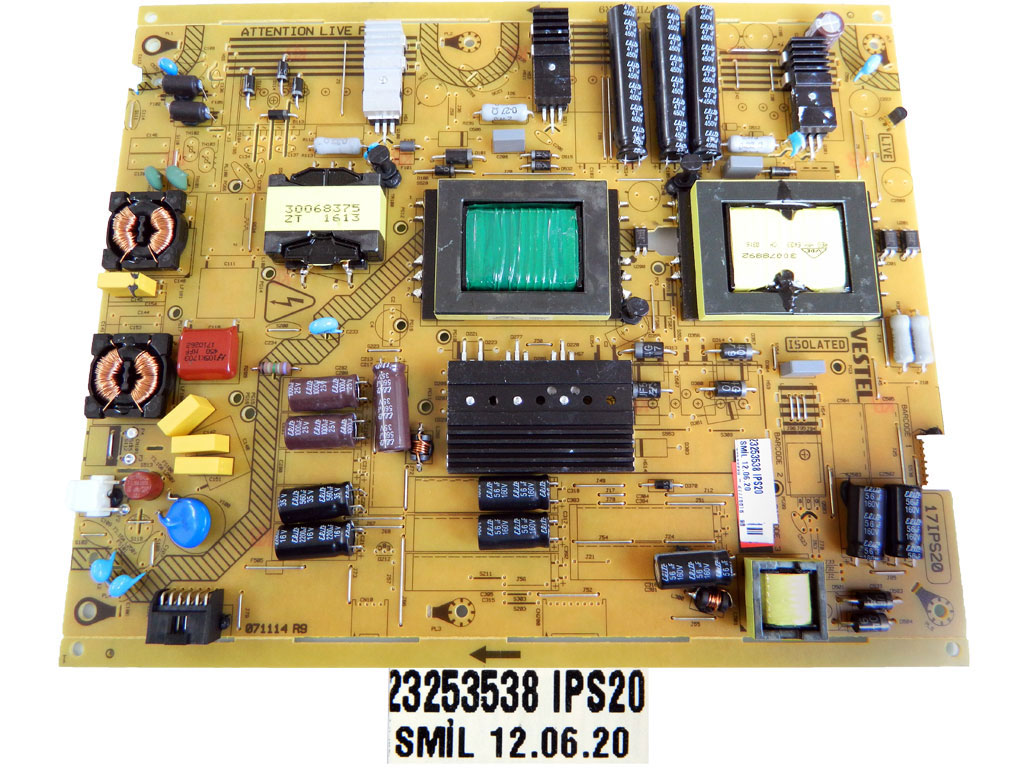 LCD modul zdroj 17IPS20R9 / SMPS POWER BOARD Vestel 23253538