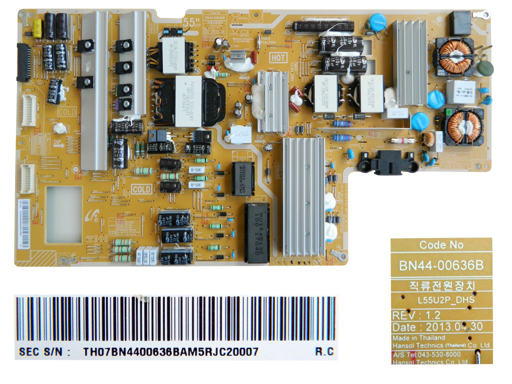 LCD modul zdroj BN44-00636B / SMPS UNIT L55U2P-DHS / BN4400636B