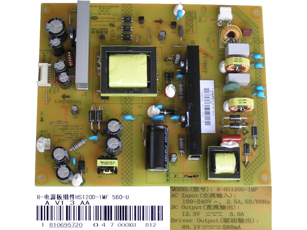 LCD modul zdroj Changhong R-HS120D-1MF560-U /  POWER UNIT 810695720 / R-HS120D-1MF560-U