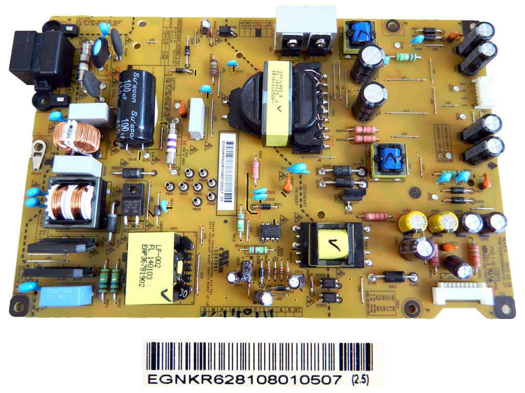 LCD modul zdroj EAY62810801 / Power supply assembly LGP4750-13PL2 / EAY62810801