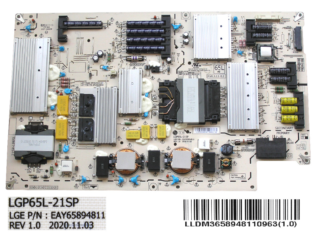 LCD modul zdroj EAY65894811 / Power supply assembly LGP65L-21SP / EAY65894811
