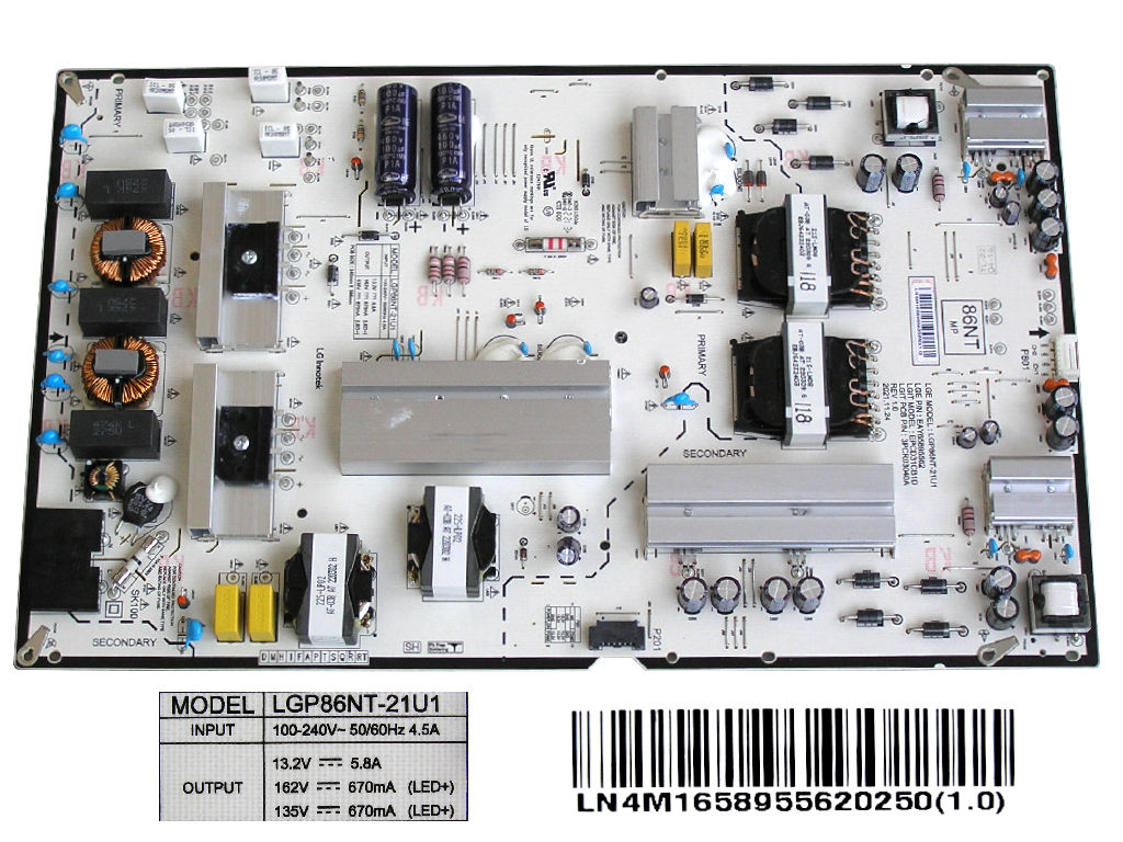 LCD modul zdroj EAY65895562 / Power supply assembly LGP86NT-21U1 / EAY65895562