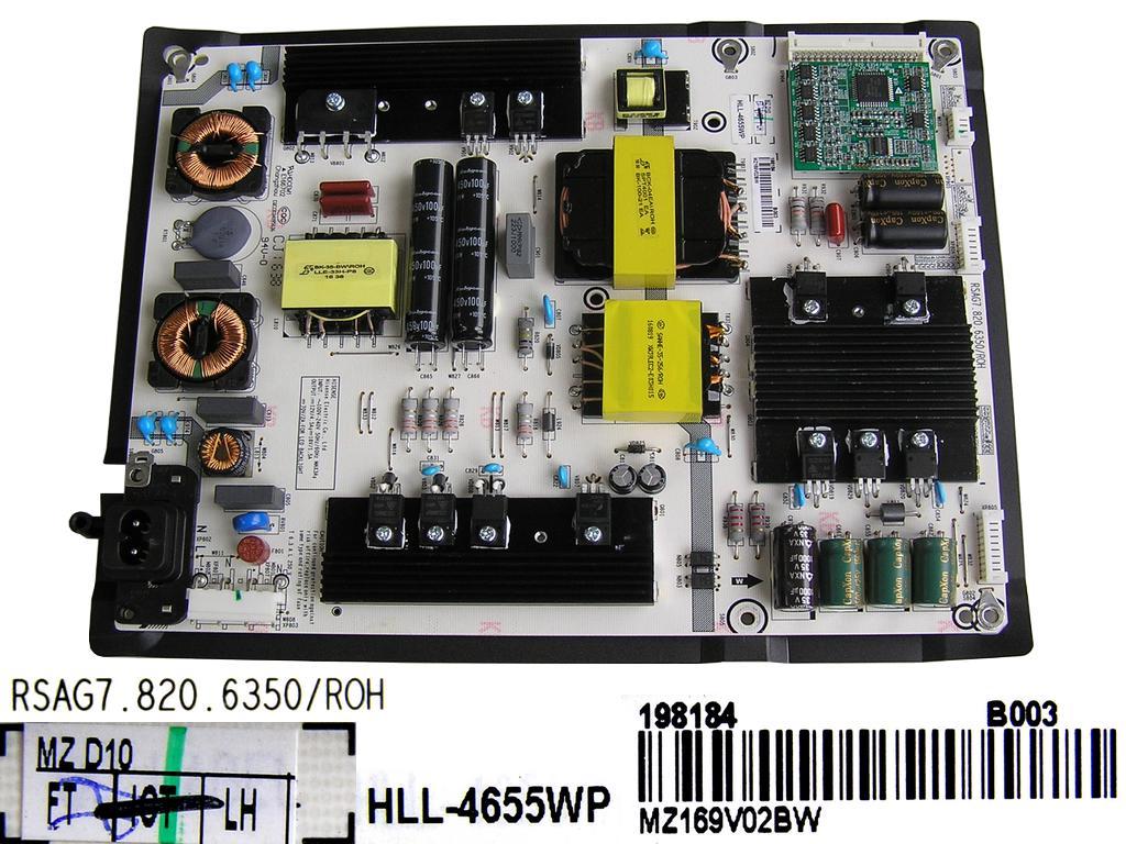LCD modul zdroj MZ169V02BW /  POWER UNIT HLL-4655WP / RSAG7.820.6350/ROH / T195542