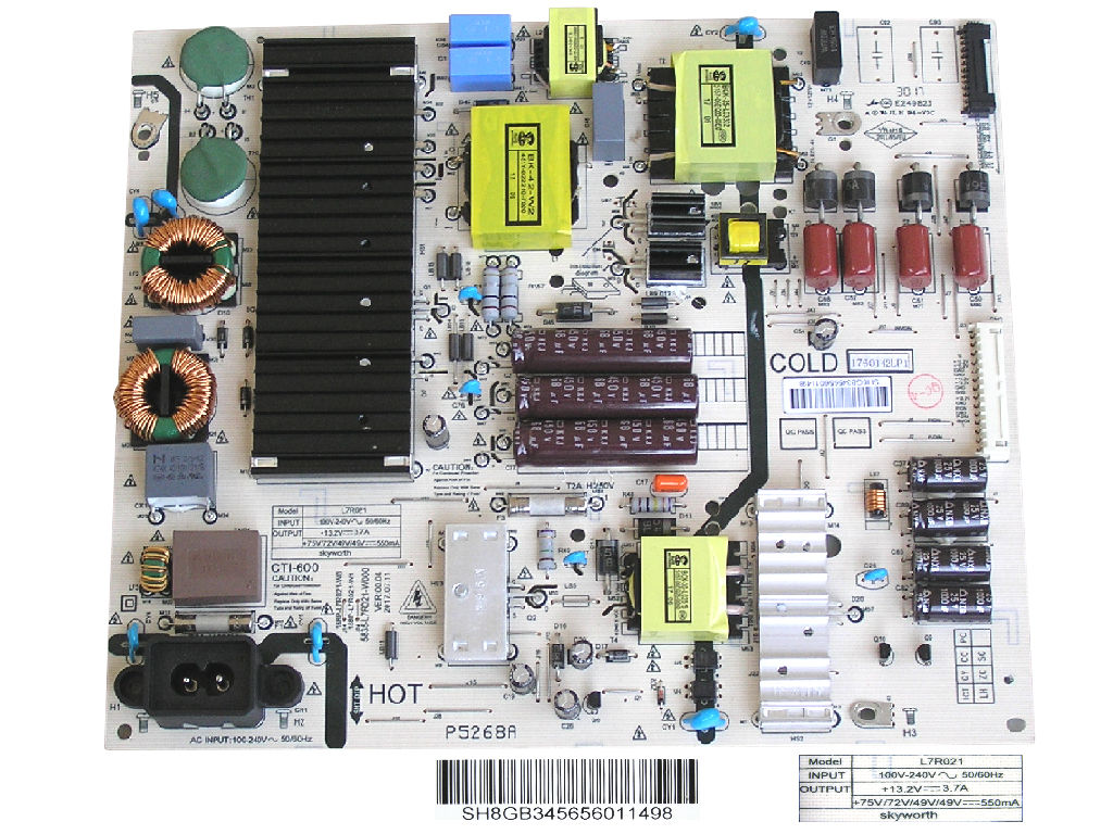 LCD modul zdroj SH8GB345656011498 | 5835-L7R021-W000 | COV34565601 / EAY65601149