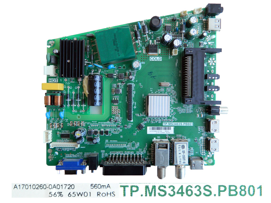 LCL modul základní deska Sencor SLE3221TCS  / Main board TP.MS3463S.PB801 / A17010260-0A01720