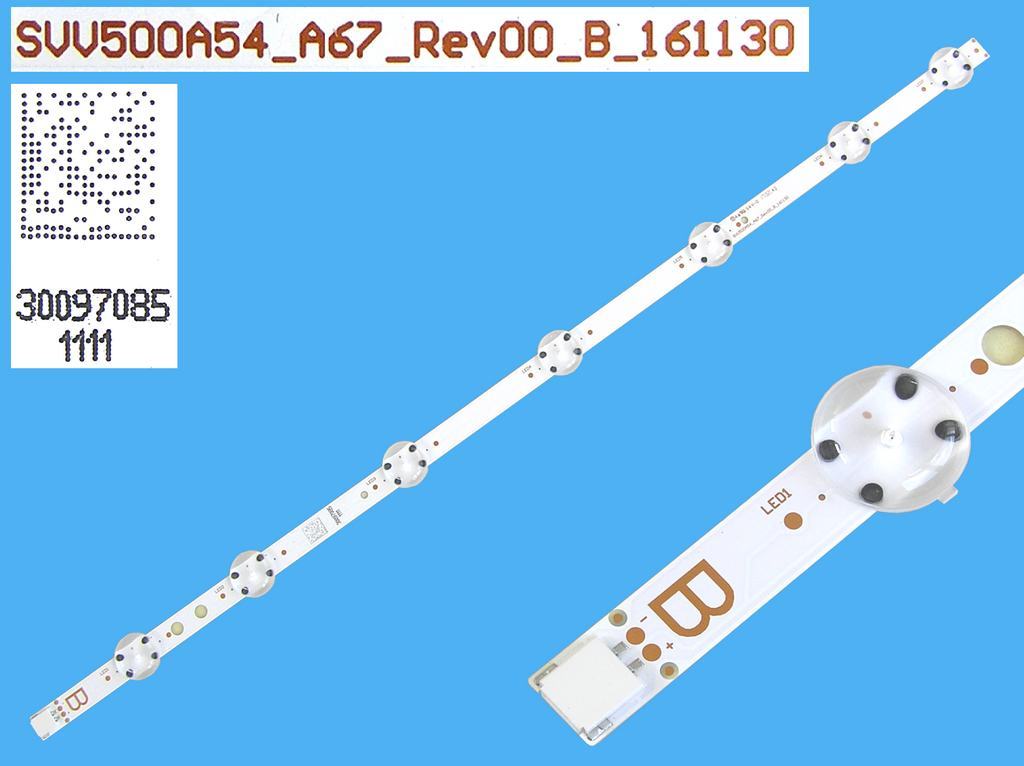 LED podsvit 454mm, 7LED / LED Backlight 454mm - 7DLED, 30097085, SVV510A54_A67_Rev00_B_161130  B-Type