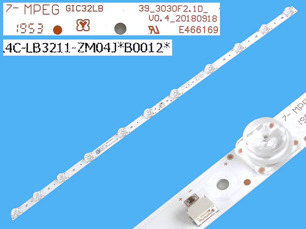 LED podsvit 590mm, 11LED / LED Backlight 590mm - 11 D-LED,  4C-LB3211-ZM04J / GIC32LB39_3030F2.1D