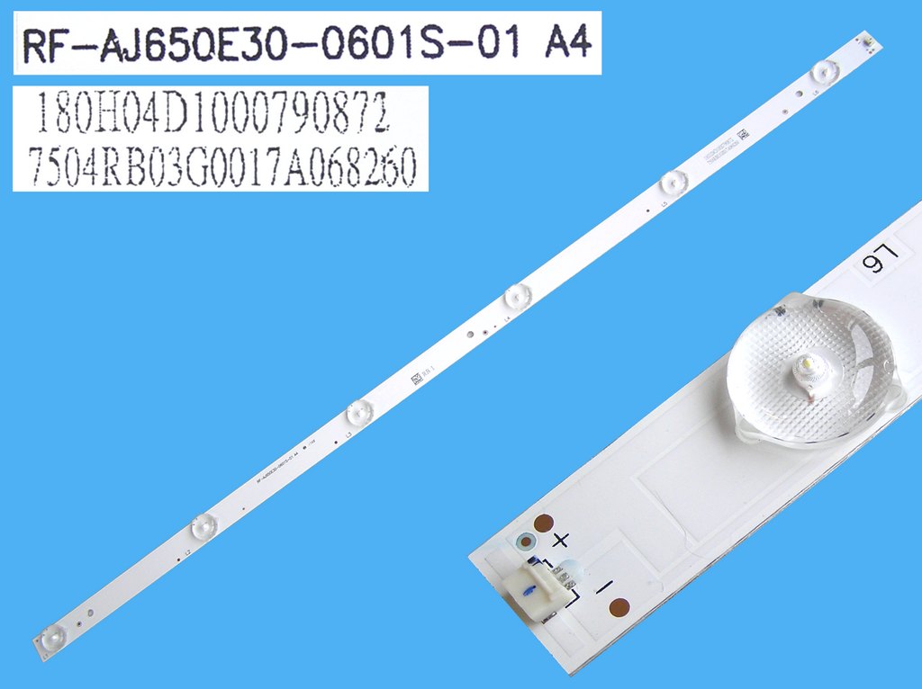 LED podsvit 627mm, 6LED / LED Backlight 627mm - 6DLED RF-AJ650E30-0601S-01 A4  / 180H04D1000790872